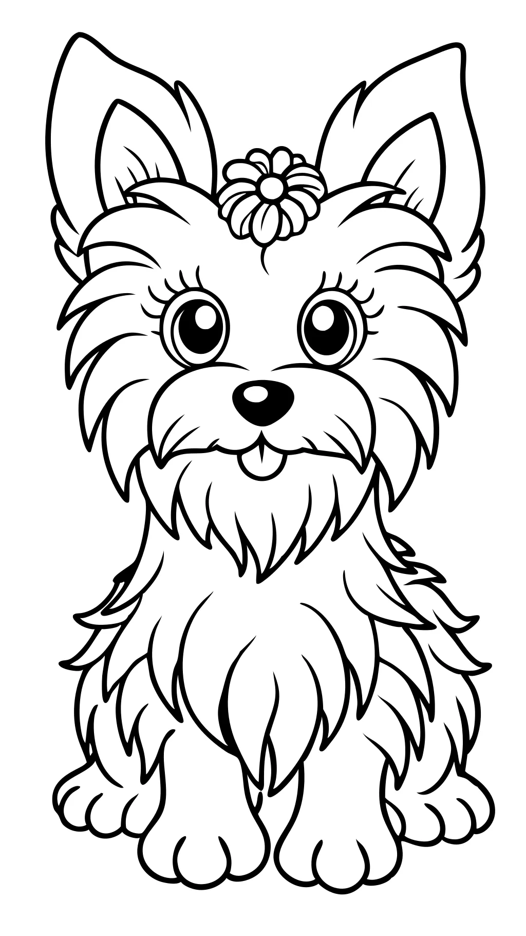 coloriages yorkie